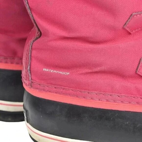 Sorel Youth Yoot Pac Nylon Boot Pink Waterproof Insulated Size 7 - Picture 8 of 8